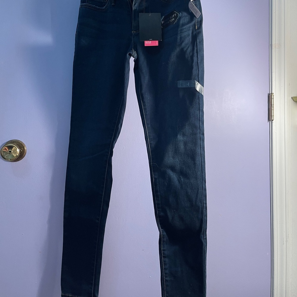 Dark blue skinny jeans